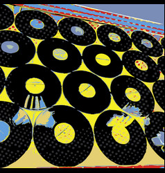 Vinyl Music Pop Art Colorful Pattern