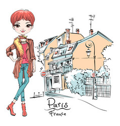 Fashion Girl In Paris