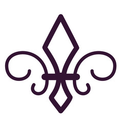 Fleur De Lis Stroke