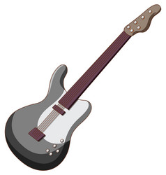 Isolated Bass Guitar Musical Instrument