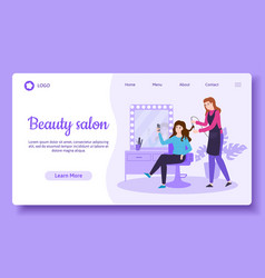 Beauty Salon Web Page