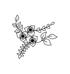 Flower Outline Drawing Design