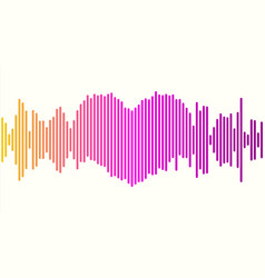 Sound Wave Heart Shape Music Equalizer