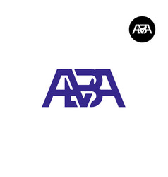 Letter Aba Monogram Logo Design