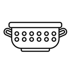 Drain Object Icon Outline Cooking Colander