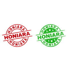 Honiara Round Badges With Corroded Surface