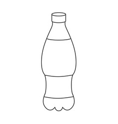 Bottle Of Soda Iconoutline Logo Isolated