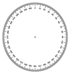 Protractor Royalty Free Vector Image - VectorStock