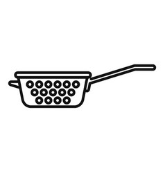 Colander Pot Icon Outline Drain Object