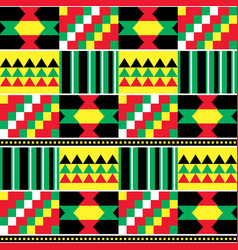 Kente Seamless Textile Pattern From Ghana