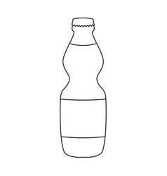 Bottle Of Soda Iconoutline Logo Isolated