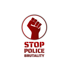 Stop Police Brutality Concept Template