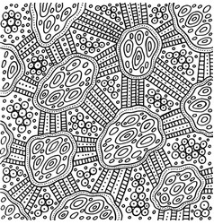 Geometric Doodle Line Art Pattern Trippy Boho