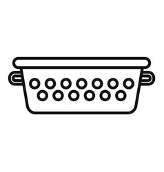 Colander Kit Tool Icon Outline Cooking