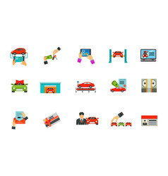 Auto Business Icon Set