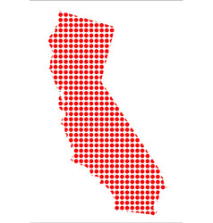 Red Dot Map Of California