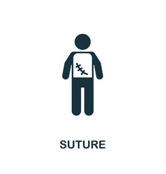 Suture Icon Simple Element From Medical Services