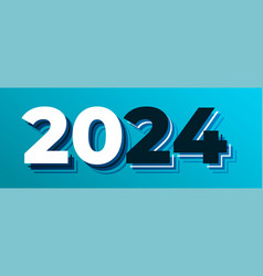 3d 2024 Lettering New Year Event Wallpaper