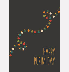 Happy Purim Day Greeting Card