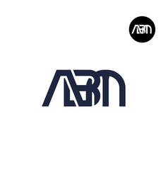 Letter Abm Monogram Logo Design