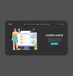 Compliance Concept Flat