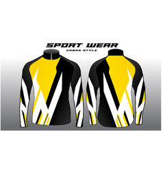 Jersey Motocross Yellow Black Sport