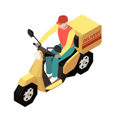 Isometric Delivery Man