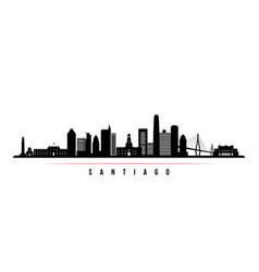 Santiago Skyline Horizontal Banner