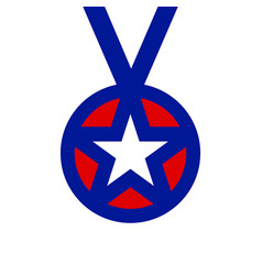 Simply Award Medal Badge With Star Icon