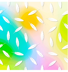 Birds White Feather Decorative Background