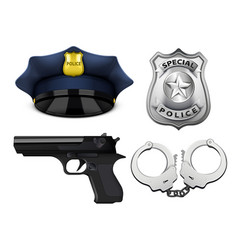 Realistic Police Equipment Set