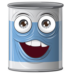 A Smiling Animated Paint Can