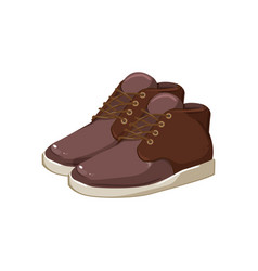 Modern Man Shoes Cartoon