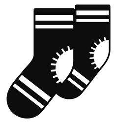 Pair Of Socks Black Icon Knitwear Symbol