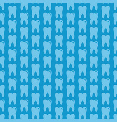 Blue Tooth Dental Seamless Pattern Design