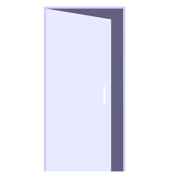 Open Door Entrance Or Exit Doorway Frame In Wall