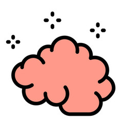 Brain Awareness Icon Flat