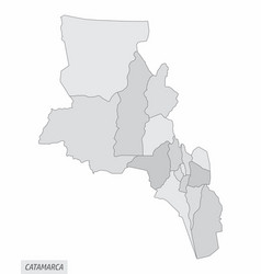 Catamarca Province Grayscale Map