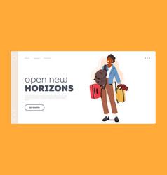 Summer Vacation Journey Landing Page Template