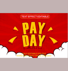 3d Text Effect Pay Day Editable