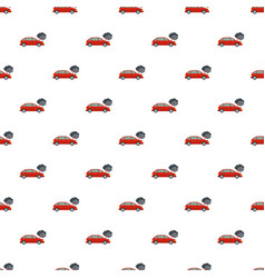 Car In Smoke Pattern Seamless