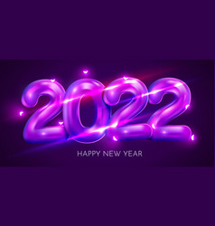 2022 circle ball firework bg Royalty Free Vector Image