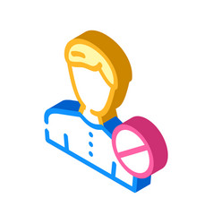 Account Blocked Isometric Icon