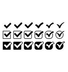 Check Mark Icons Set