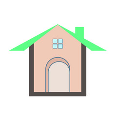 Home Logo Icon Flat