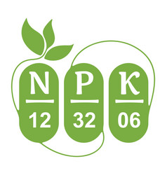 N P K Composition Label For Fertilizers