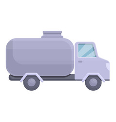 Sewerage Truck Icon Cartoon Style