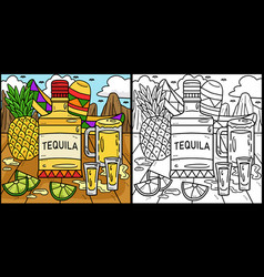 Cinco De Mayo Mexican Drinks Coloring