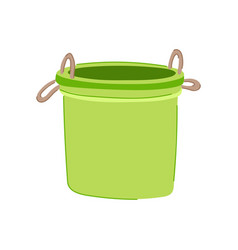 Empty Plastic Bucket Cartoon