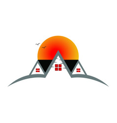 Home Logo Icon Flat